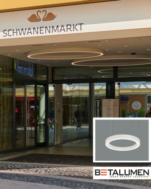 LED-Leuchte RONDIGI von BETALUMEN Projekt Schwanenmarkt Krefeld